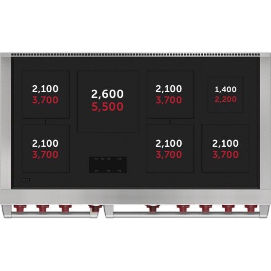  Wolf 48-inch Freestanding Induction Range IR48751/S/P IMAGE 2