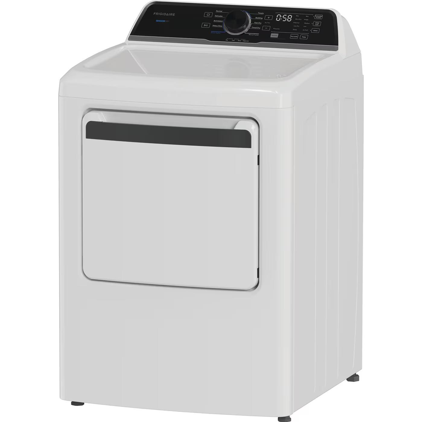  Frigidaire 7 Cu. Ft. Electric Dryer FLVE7523BW IMAGE 4