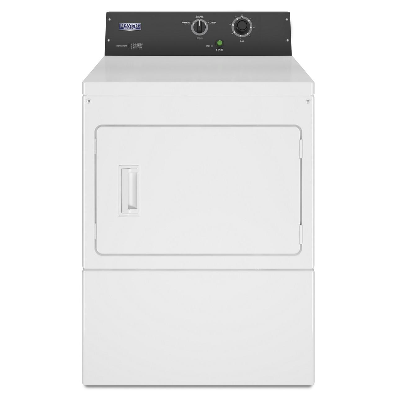  Maytag Commercial Laundry 7.4 cu. ft. Gas non-vend Commercial Dryer MDG20MNBWW IMAGE 1