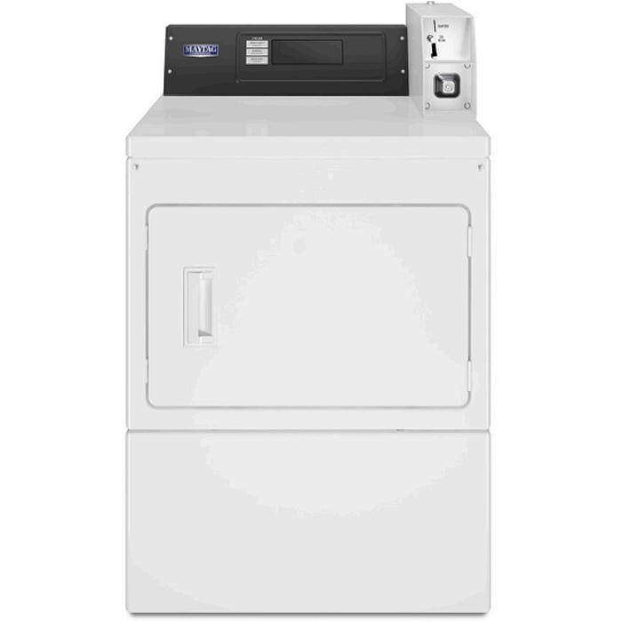  Maytag Commercial Laundry 7.4 cu. ft. Front Load Electric Commercial Dryer MDE20PDAYW IMAGE 1