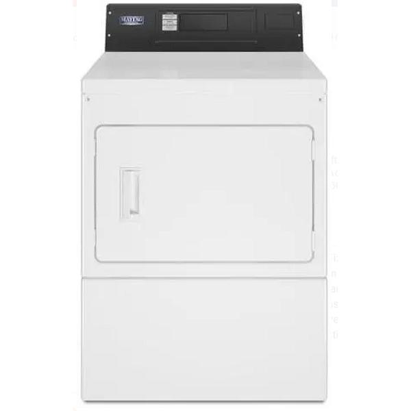  Maytag Commercial Laundry 7.4 cu. ft. Front Load Electric Commercial Dryer MDE20PRAYW IMAGE 1