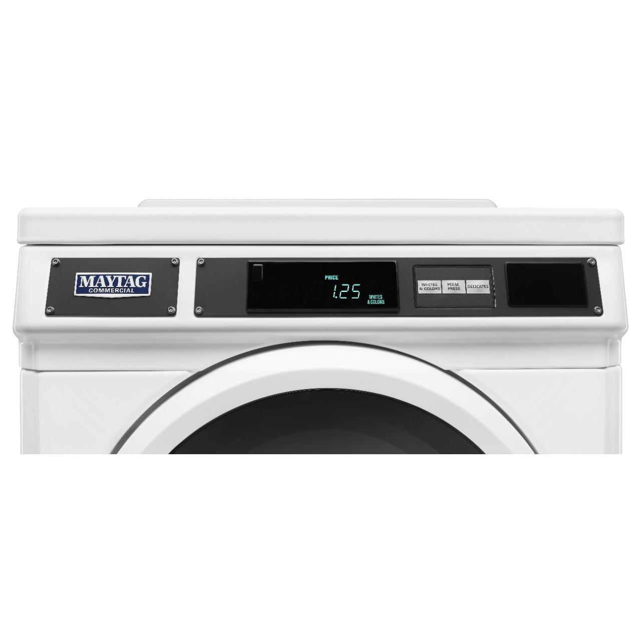  Maytag Commercial Laundry 6.7 cu. ft. Front Loading Electric Commercial Dryer MDE28PRCYW IMAGE 2