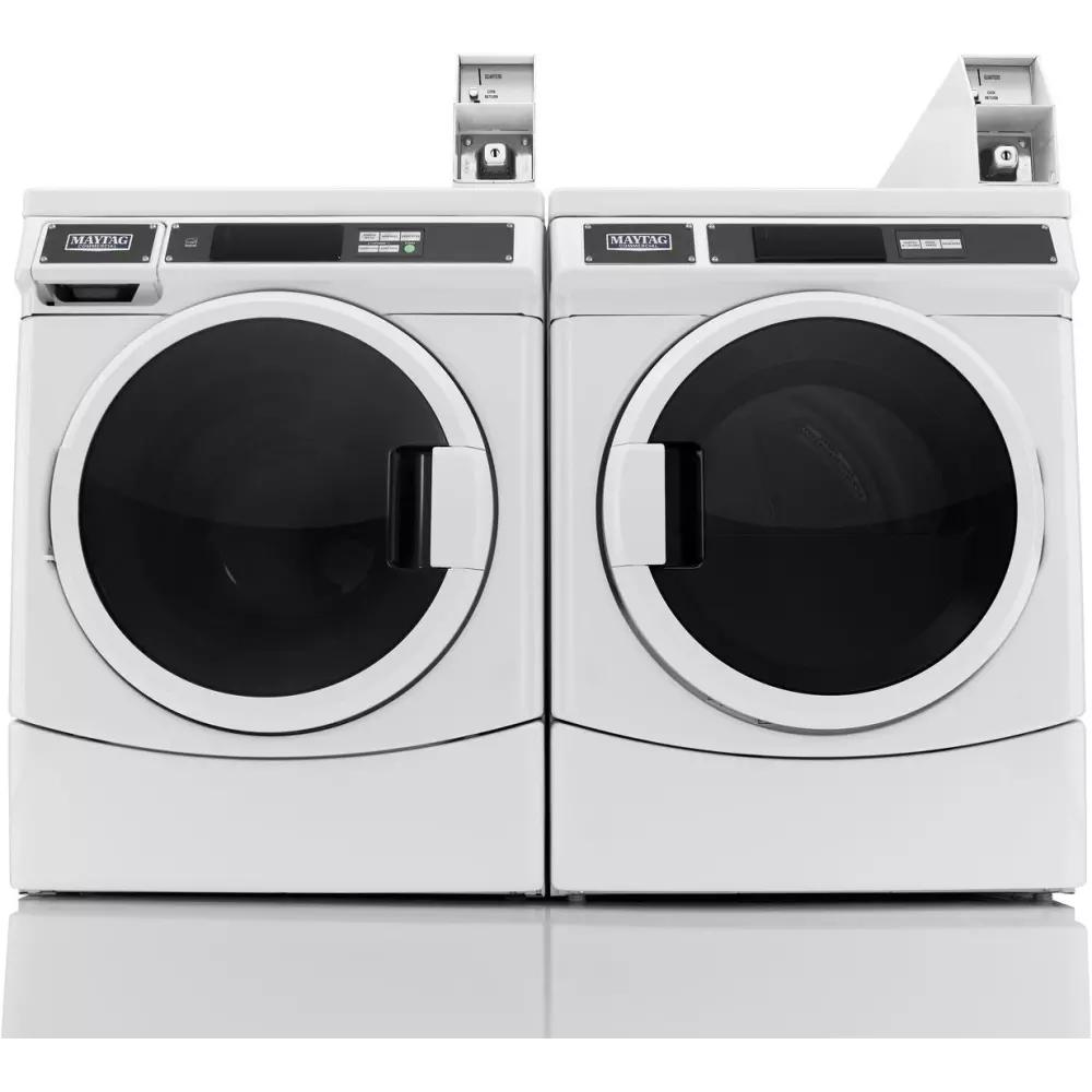  Maytag Commercial Laundry Coin Front Loading Commercial Gas Dryer MDG28PDCWW IMAGE 4