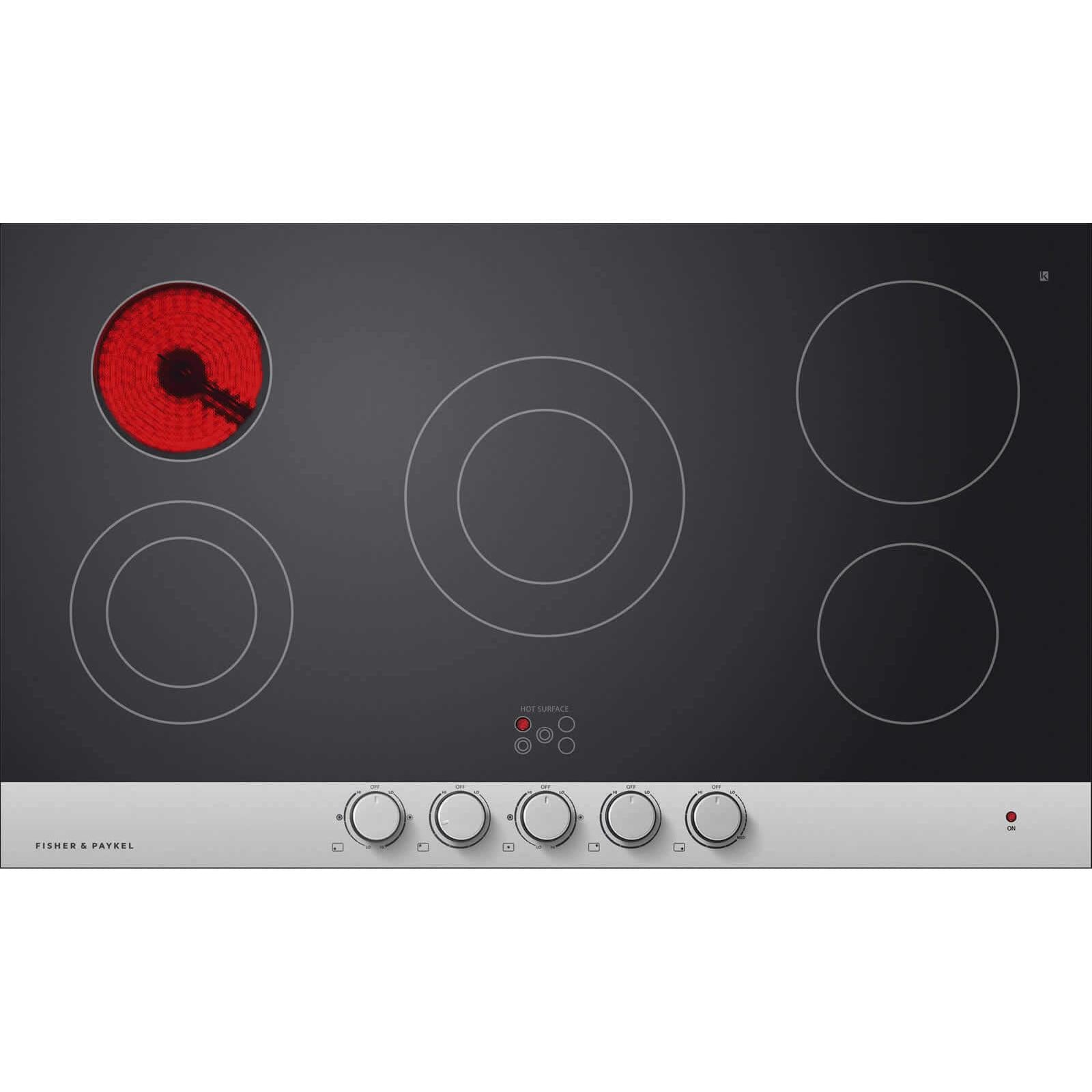  Fisher & Paykel 36-inch Built-In Electric Cooktop CE365DBX1 IMAGE 1