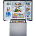  GE Profile 33-inch, 17.5 cu.ft. French-Door Refrigerator with FrostGuard™ Technology PYE18HYRCFS IMAGE 2