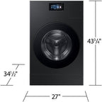  Samsung All-in-One Electric Laundry Center WD90F53AVBAC IMAGE 11