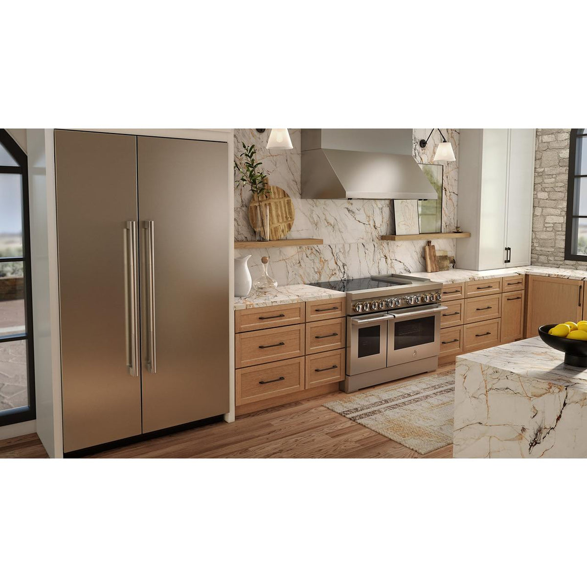  JennAir 48-inch, 6.3 cu. ft. Freestanding Induction Range with Griddle JPIGC748RL IMAGE 9