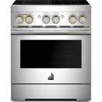  JennAir 30-inch, 4.1 cu. ft. Freestanding Induction Range with Wi-Fi JPIFC730RL IMAGE 1