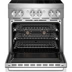  JennAir 30-inch, 4.1 cu. ft. Freestanding Induction Range with Wi-Fi JPIFC730RM IMAGE 2