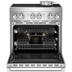  JennAir 30-inch, 4.1 cu. ft. Freestanding Induction Range with Wi-Fi JPIFC730RM IMAGE 3
