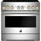  JennAir 36-inch, 5.1 cu. ft. Freestanding Induction Range with Wi-Fi JPIFC736RL IMAGE 1