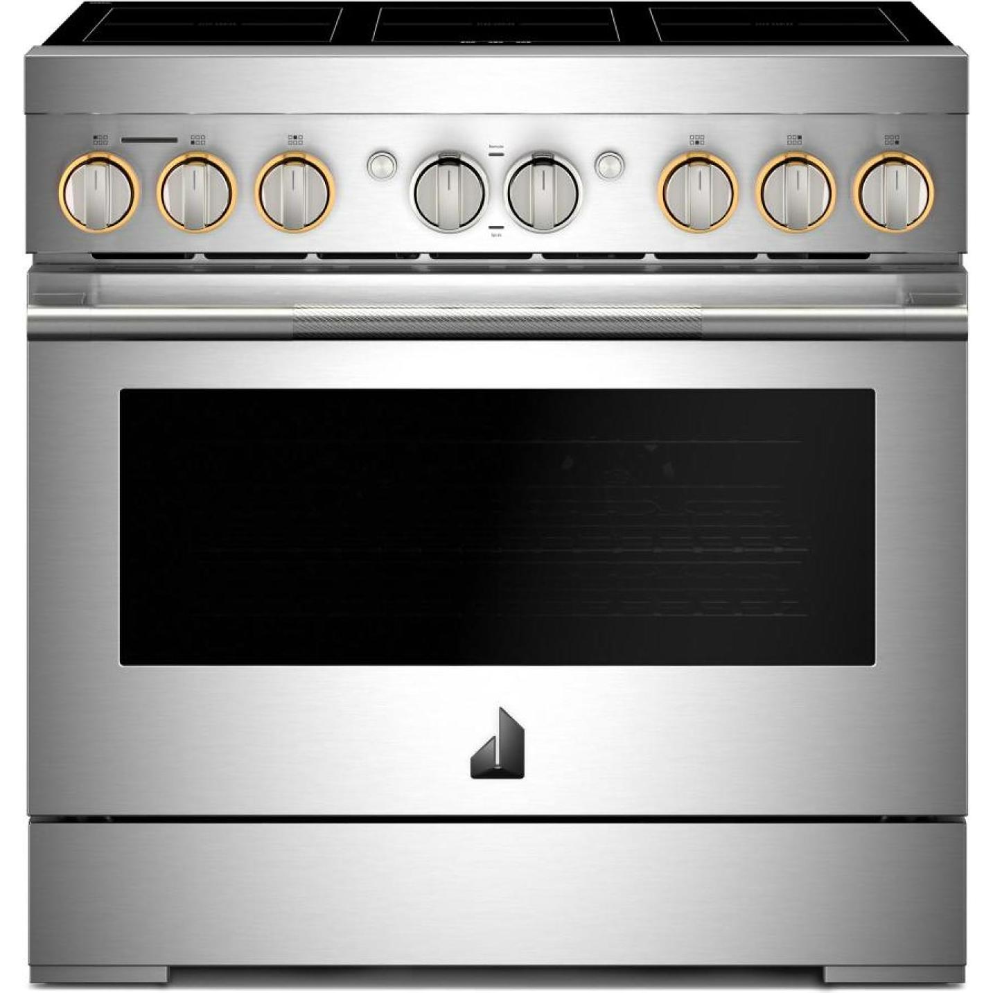  JennAir 36-inch, 5.1 cu. ft. Freestanding Induction Range with Wi-Fi JPIFC736RL IMAGE 1