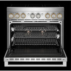  JennAir 36-inch, 5.1 cu. ft. Freestanding Induction Range with Wi-Fi JPIFC736RL IMAGE 5