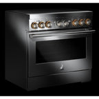  JennAir 36-inch, 5.1 cu. ft. Freestanding Induction Range with Wi-Fi JPIFC736RL IMAGE 6