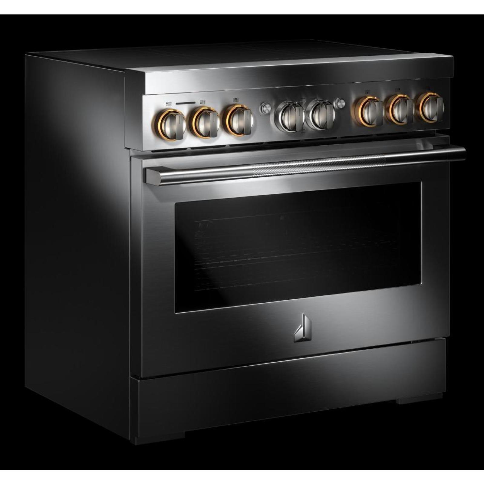  JennAir 36-inch, 5.1 cu. ft. Freestanding Induction Range with Wi-Fi JPIFC736RL IMAGE 6