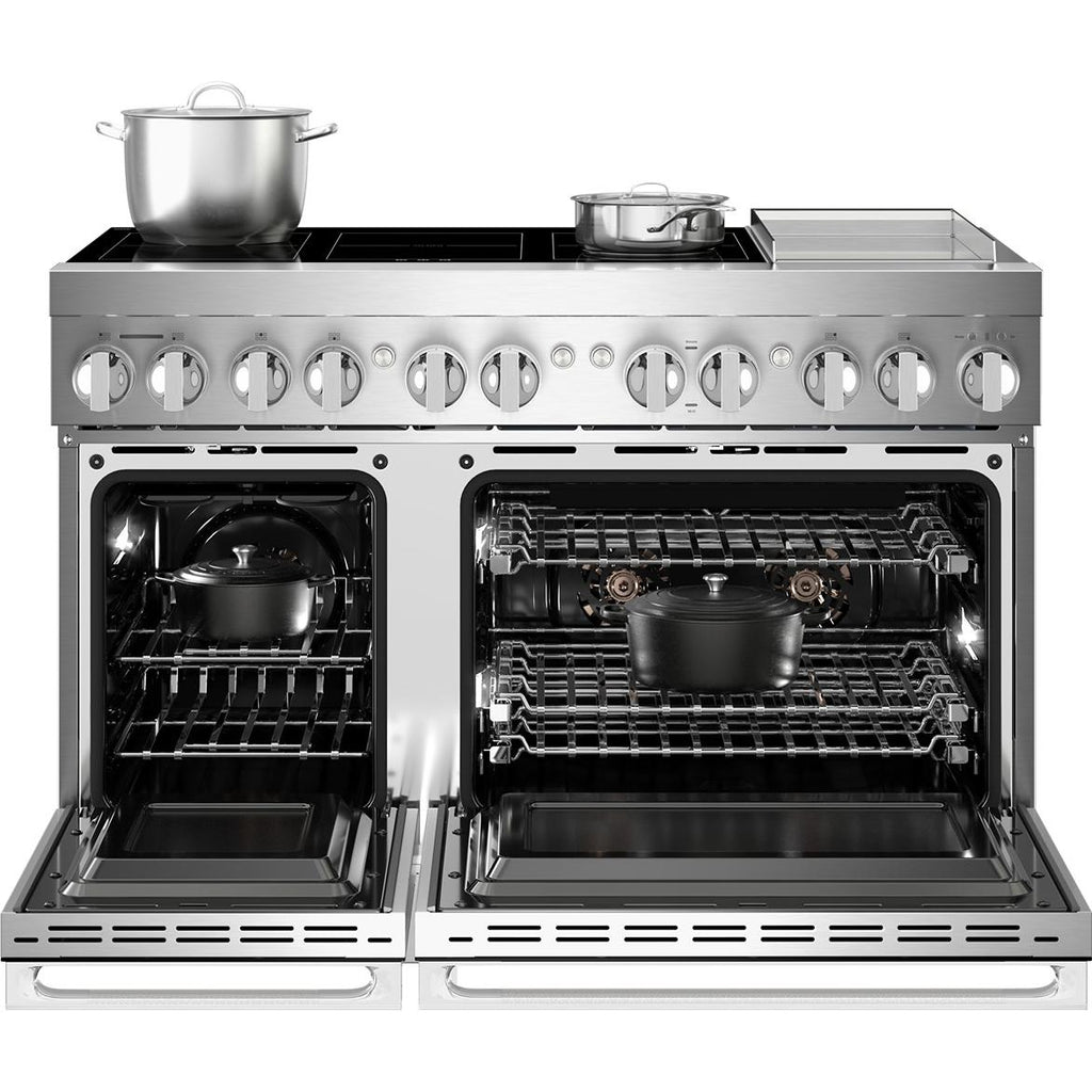  JennAir 48-inch, 6.3 cu. ft. Freestanding Induction Range with Griddle JPIGC748RM IMAGE 3