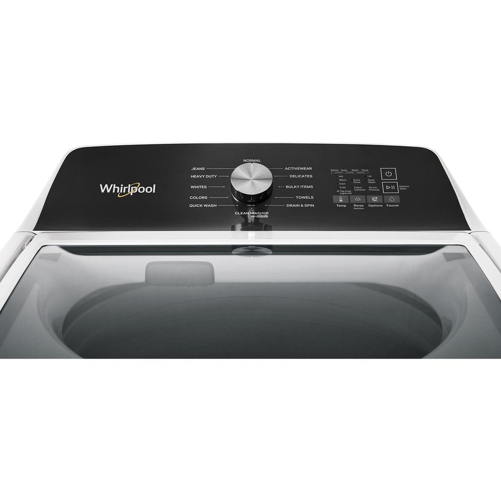  Whirlpool 5.3 cu. ft. Top Loading Washer with Built-in Faucet WTW5020SW IMAGE 4