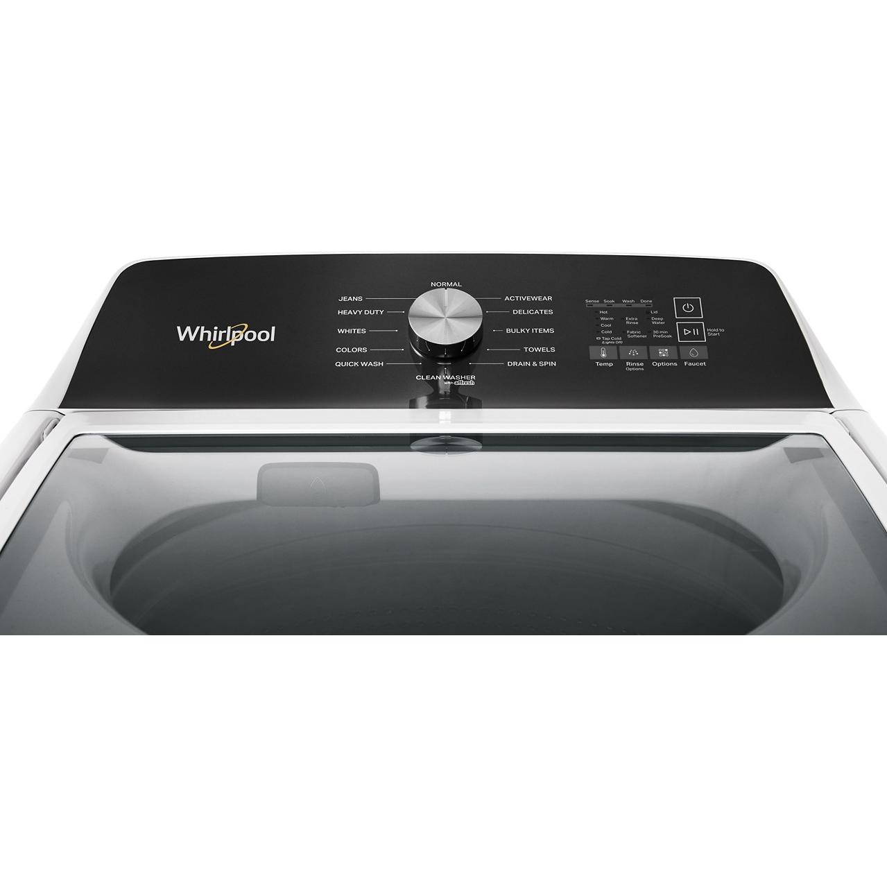  Whirlpool 5.2 cu. ft. Top Loading Washer with Built-in Faucet WTW5025SW IMAGE 5