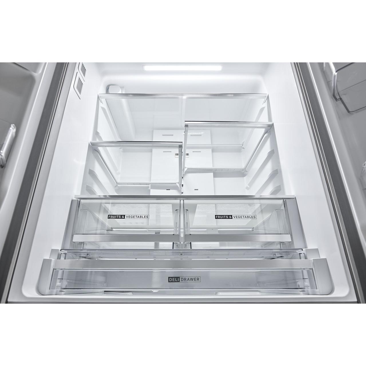  Whirlpool 36-inch, 30 cu. ft. Freestanding French 3-Door Refrigerator with External Water and Ice Dispensing System WRFF3536SZ IMAGE 6