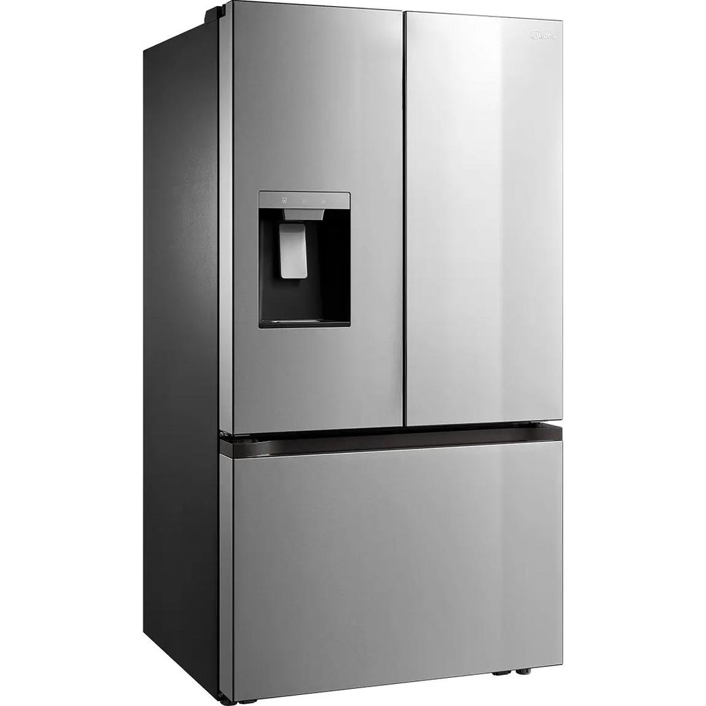  Midea 36-inch, 29.3 cu. ft. Freestanding French 3-Door Refrigerator External Water and Ice Dispensing System MRF29D2AST IMAGE 1
