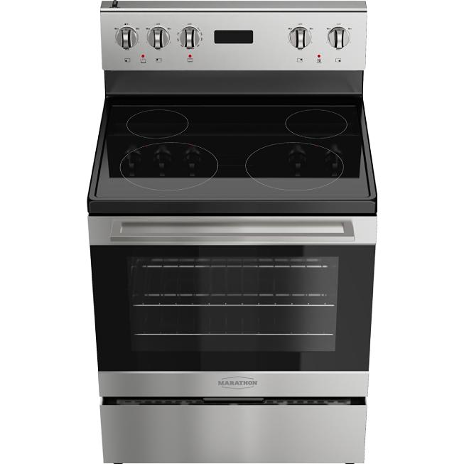  Marathon 30-inch Freestanding Electric Range MER3070SS IMAGE 2