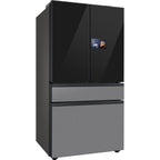  Samsung 36 Inch 23 Cu.Ft. Bespoke AI Counter Depth 4-Door French Door Refrigerator RF90F23BECRAA IMAGE 3