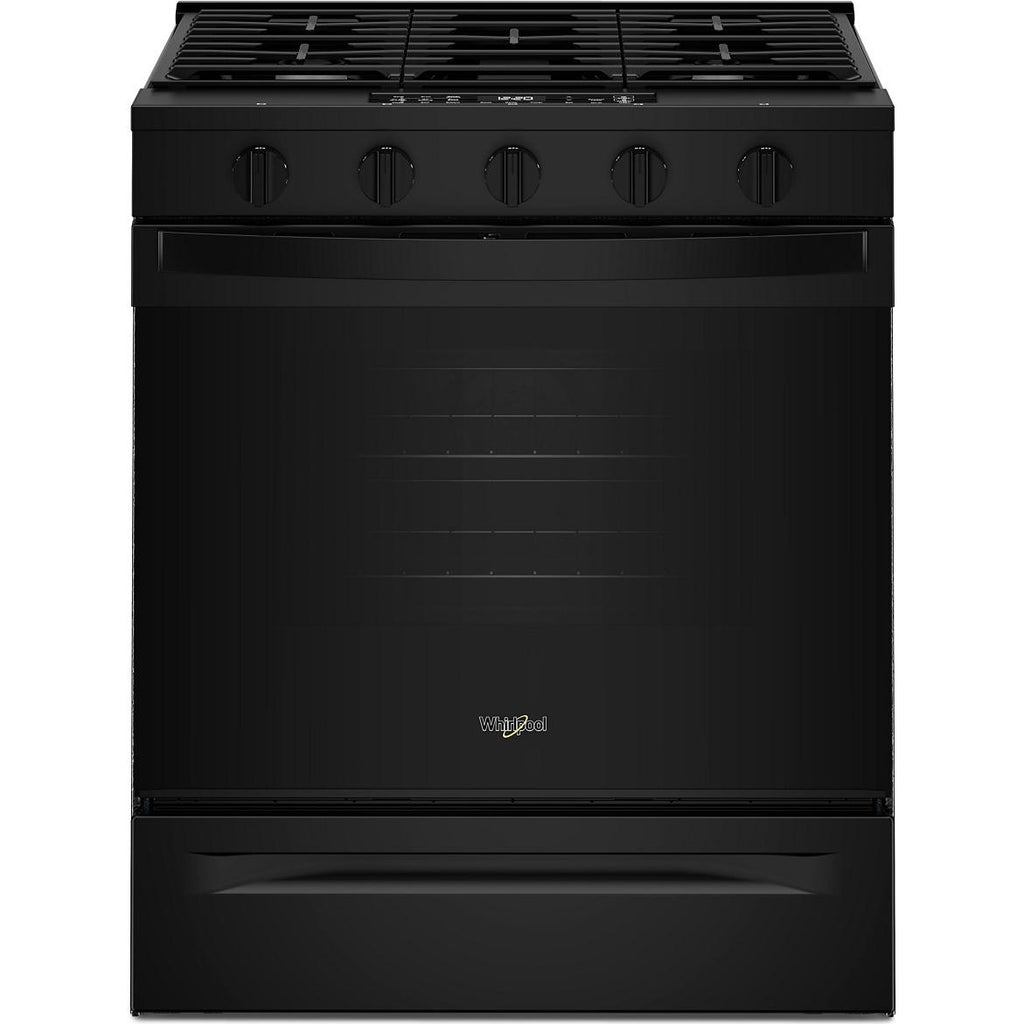  Whirlpool 30-inch Slide-In Gas Range with Wi-Fi WSGS5030SB IMAGE 1