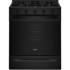  Whirlpool 30-inch Slide-In Gas Range with Wi-Fi WSGS5030SB IMAGE 1