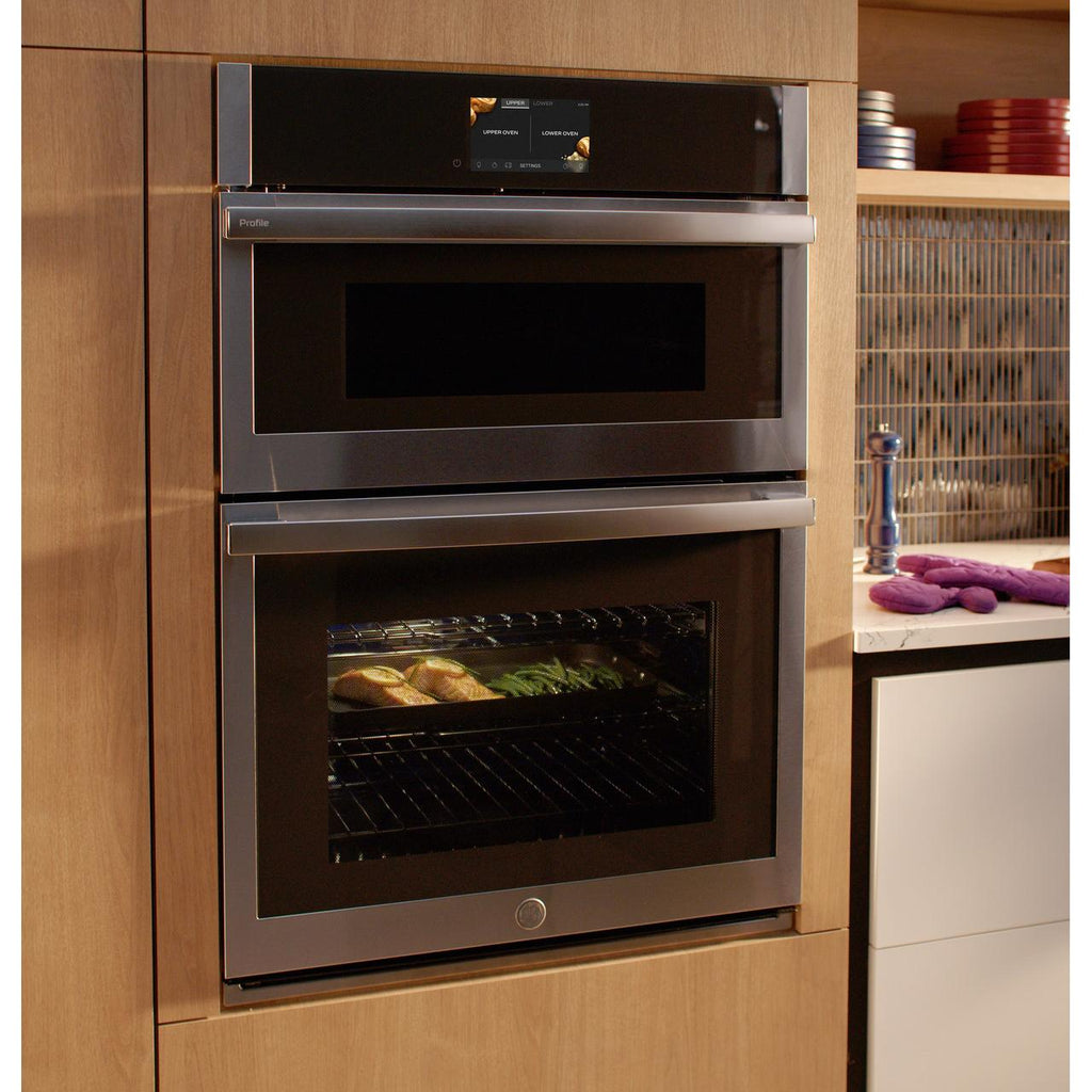  GE Profile 30-inch Combination Double Wall Oven with Advantium® Technology PT9900SWSS IMAGE 10