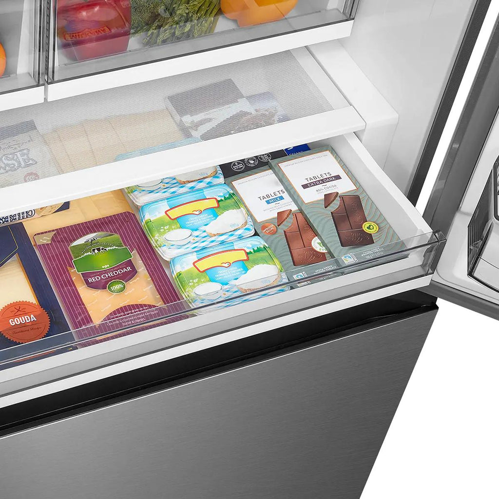  Midea 36-inch, 26.5 cu. ft. Counter-Depth French 3-Door Refrigerator with AutoFill Pitcher and Dual Ice Maker MRF27I6BST IMAGE 9