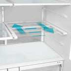  Midea 36-inch, 29 cu. ft. Freestanding French 3-Door Refrigerator with OneTouch AutoFill™ MRF29D9BST IMAGE 10