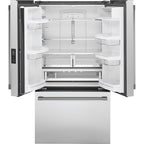  Monogram 36-inch, 23.1 cu. ft. Counter-Depth French 3-Door Refrigerator with Wi-Fi ZWE23NSYSS IMAGE 3