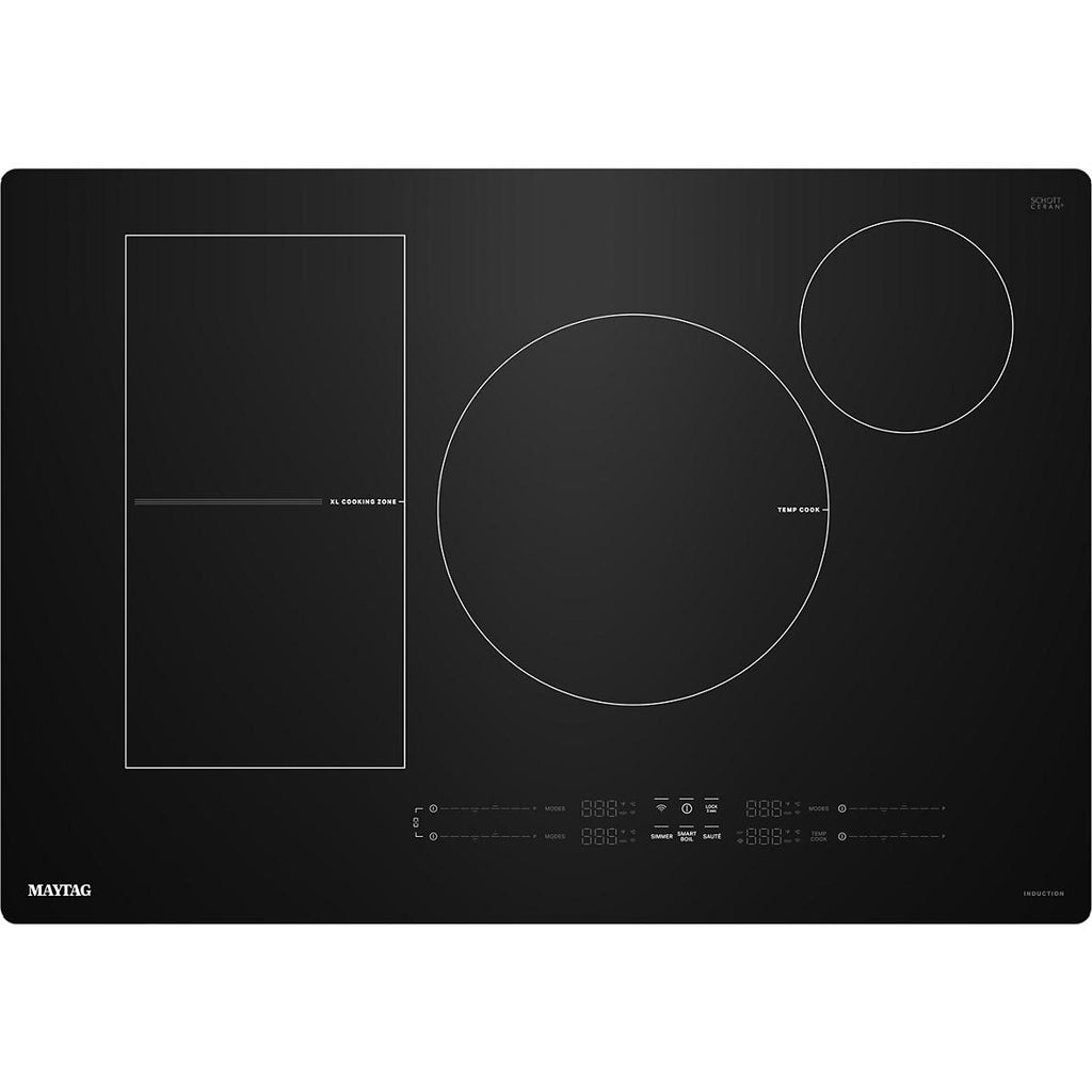  Maytag 30-inch Built-in Induction Cooktop with Power Boost MCIT8030SB IMAGE 1