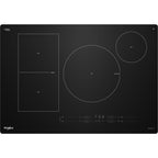  Whirlpool 30-inch Intelligent Built-in Induction Cooktop with Temp Cook™ Technology WCIT7530SB IMAGE 1