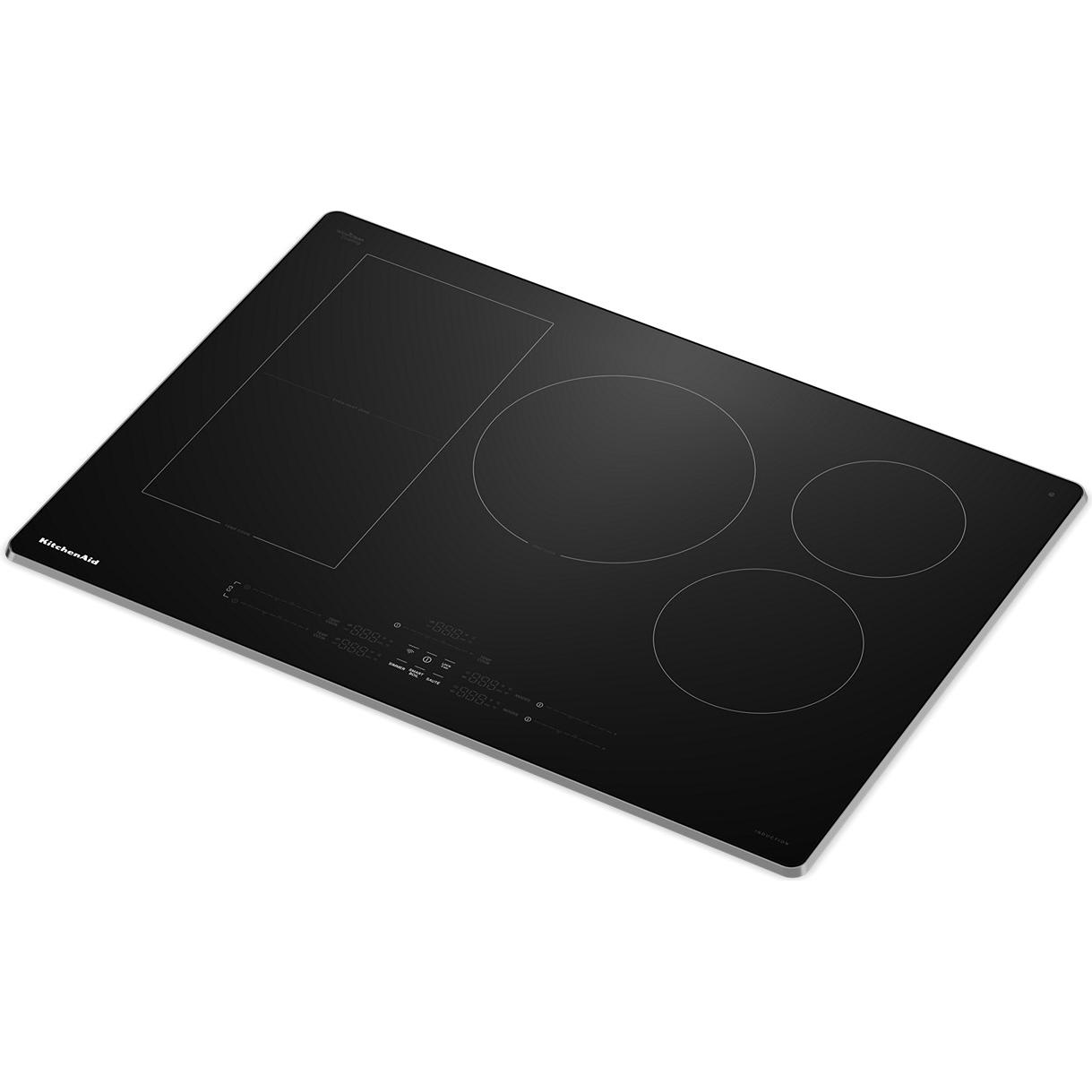  KitchenAid 30-inch Built-in Temp Cook™ Induction Cooktop with 5 Cooking Zones KCIT730SSS IMAGE 2