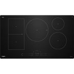  Whirlpool 36 inch Intelligent Induction Cooktop with Temp Cook™ Technology and WipeClean™ Coating WCIT7536SB IMAGE 1