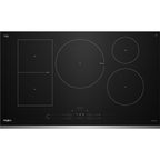  Whirlpool 36 inch Intelligent Induction Cooktop with Temp Cook™ Technology and WipeClean™ Coating WCIT7536SS IMAGE 1
