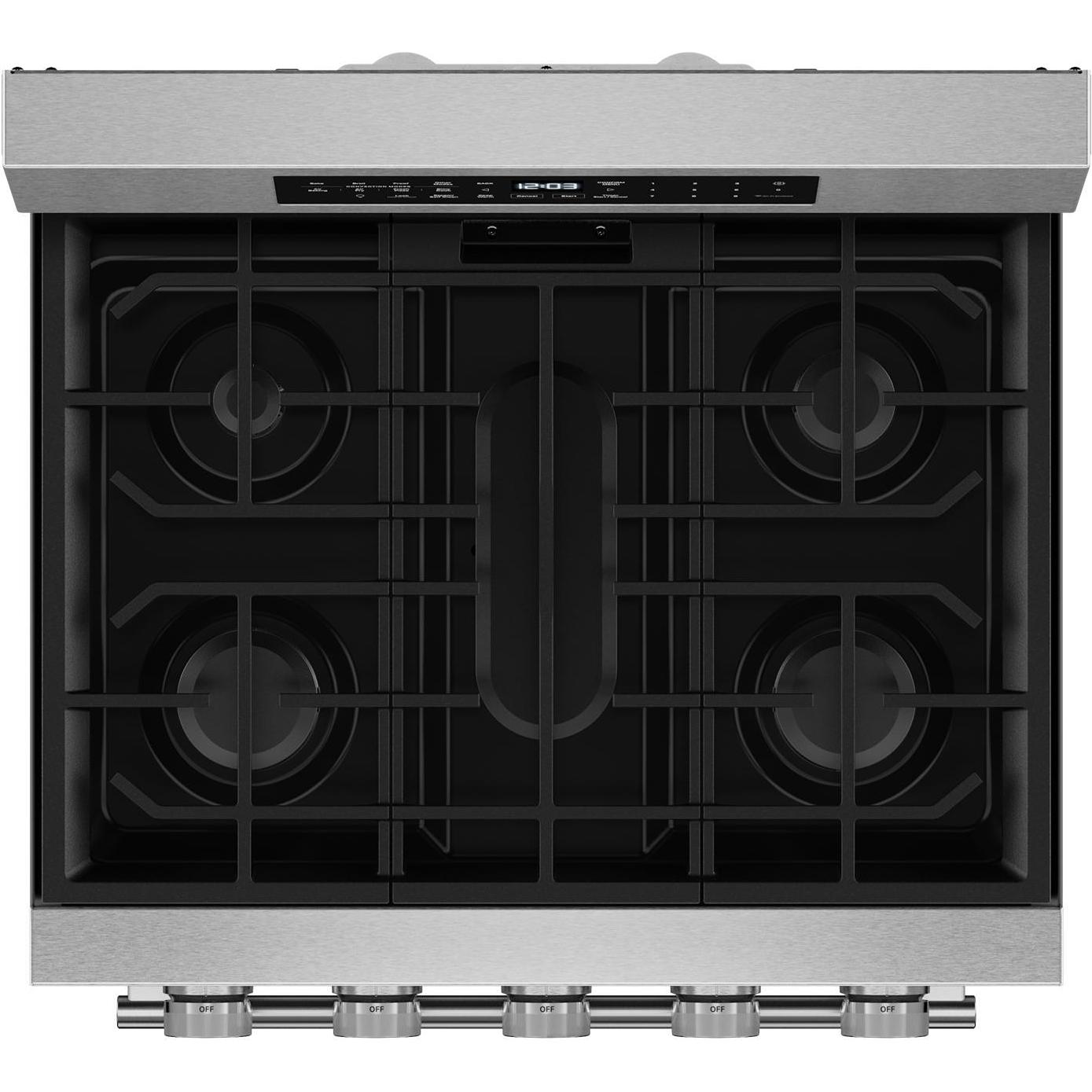  KitchenAid 30-inch Smart Freestanding Gas Range with Convection KFGS530SPS IMAGE 6