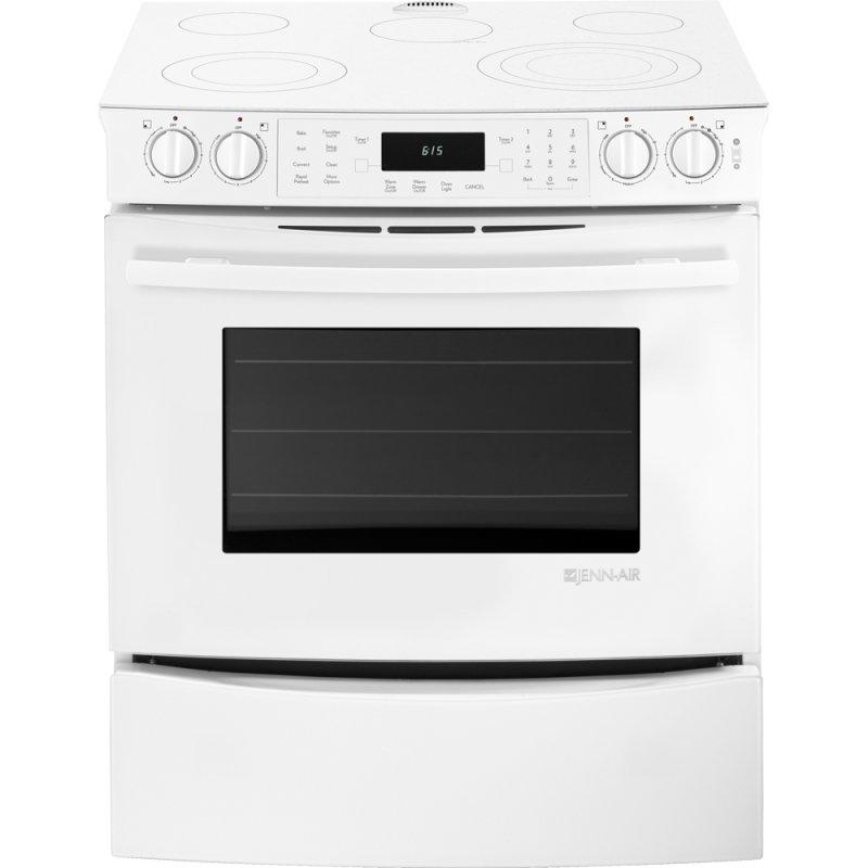 JennAir 30-inch Slide-in Electric Range JES8850CAF IMAGE 1