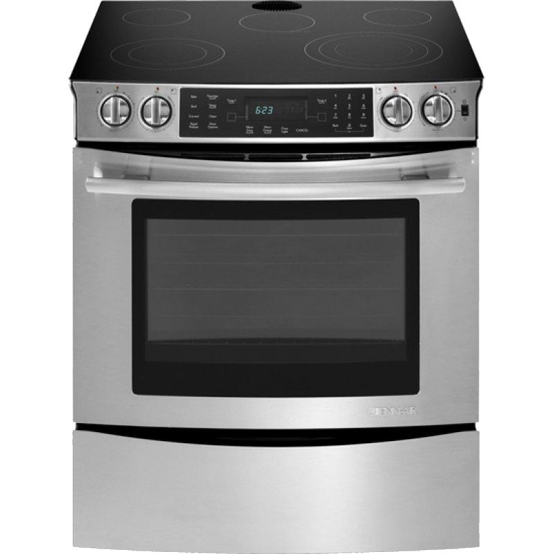  JennAir 30-inch Slide-in Electric Range JES8850CAS IMAGE 1