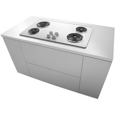  Frigidaire 36-inch Built-In Electric Cooktop FFEC3605LW IMAGE 2