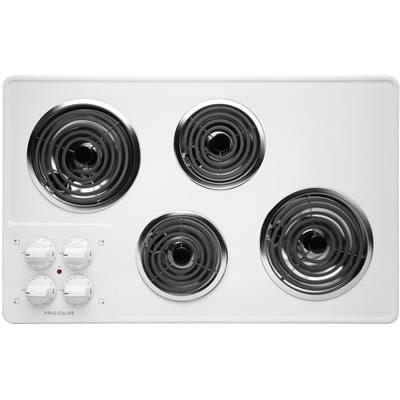  Frigidaire 32-inch Built-In Electric Cooktop FFEC3205LW IMAGE 1