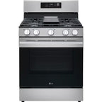  LG 30-inch Smart Gas Range with Air Fry LRGN6323Y IMAGE 1