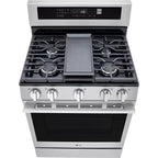  LG 30-inch Smart Gas Range with Air Fry LRGN6325X IMAGE 2