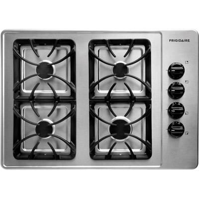  Frigidaire 30-inch Built-In Gas Cooktop FFGC3015LS IMAGE 1
