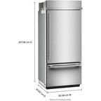  KitchenAid 36-inch, 20.8 cu. ft. Built-in Bottom Freezer Refrigerator KBBR336SPS IMAGE 16