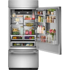  KitchenAid 36-inch, 20.8 cu. ft. Built-in Bottom Freezer Refrigerator KBBR336SPS IMAGE 3