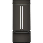  KitchenAid 36-inch, 20.8 cu. ft. Built-in French 3-Door Refrigerator KBFN536SBE IMAGE 1
