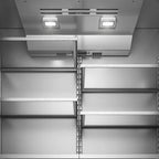  KitchenAid 36-inch, 20.8 cu. ft. Built-in French 3-Door Refrigerator KBFN536SBE IMAGE 12