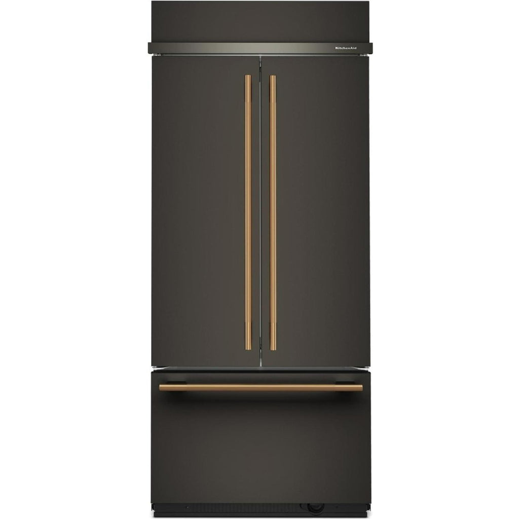  KitchenAid 36-inch, 20.8 cu. ft. Built-in French 3-Door Refrigerator KBFN536SBE IMAGE 14